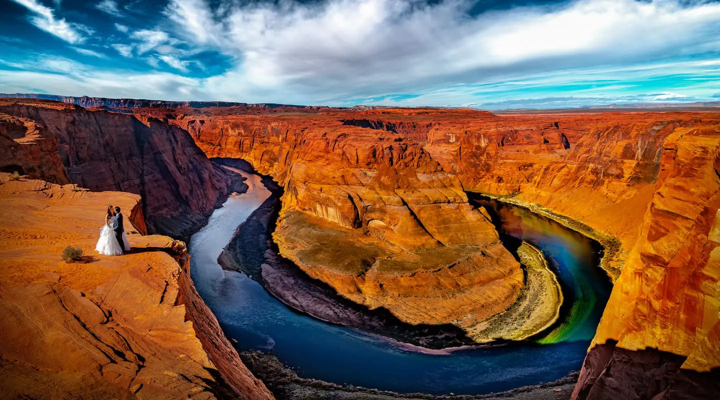Horse Shoe Bend Antelope Canyon Wedding Photographer
